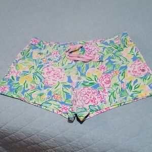 Lilly Pulitzer Loxley Stretch Knit Shorts Sz XL